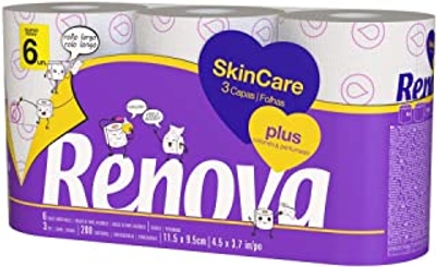 Renova 3-laags toiletpapier - 6 rollen