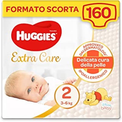 Huggies Extra Care  luiers maat 2 - 160 stuks