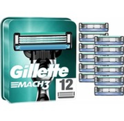 Gillette Mach 3 scheermesjes - 12 stuks