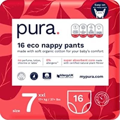 Pura Eco-Friendly  luierbroekjes maat 7 - 16 stuks