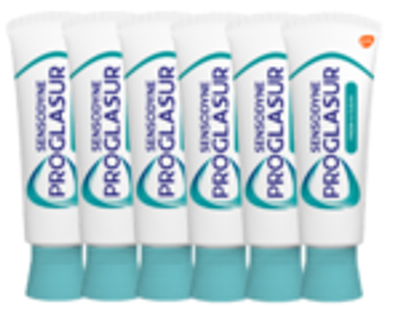 Sensodyne Proglasur Fresh & Clean Tandpasta, 6x75ml