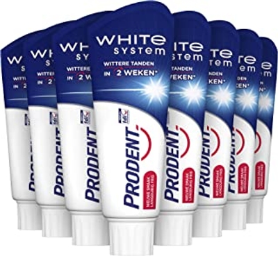 Prodent White System Tandpasta, 12 x 75 ml