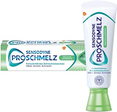 SENSODYNE ProSchmelz dagelijkse tandpasta, geavanceerde bescherming tegen tandglazuur - versterkt, beschermt, smaakt, 75 ml