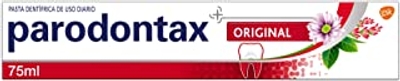 Parodontax tandpasta, helpt bloedend tandvlees, munt en gember 75 ml