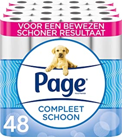 Page Compleet Schoon 2-laags toiletpapier - 48 rollen