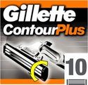 Gillette Contour Plus scheermesjes - 10 stuks