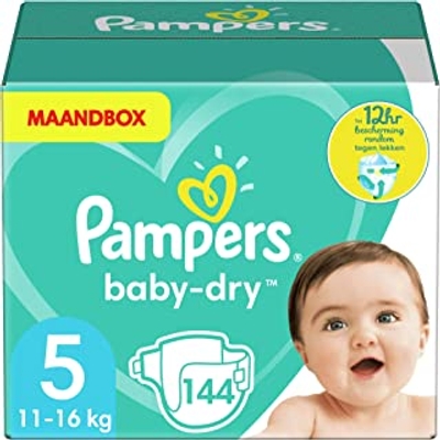 Pampers Baby Dry  luiers maat 5 - 144 stuks