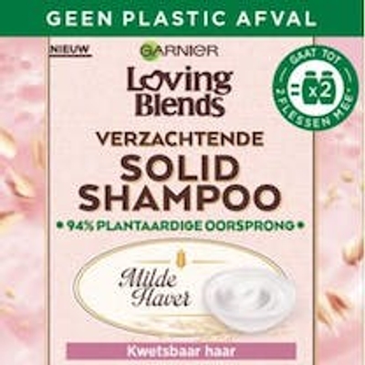 Garnier Loving Blends Milde Haver Solid Shampoo 60 ml