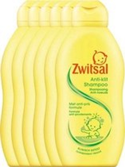 Zwitsal Anti-klit Shampoo - 6 x 200 ml - Voordeelverpakking