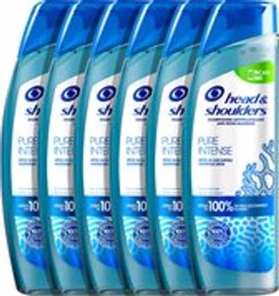 Head & Shoulders Pure Intense Anti-roos shampoo - 6 x 250 ml