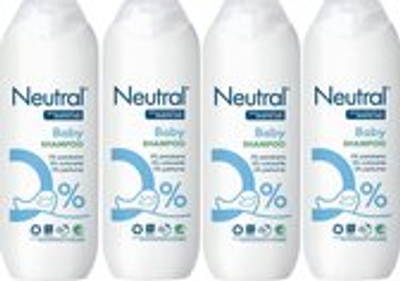 Neutral Baby Shampoo 4 x 250 ml Voordeelverpakking