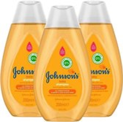 Johnson's Baby Shampoo - Newpack 3x200 ml - Voordeelverpakking