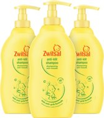 Zwitsal Anti-Klit Shampoo - 3 x 400 ml - Voordeelverpakking