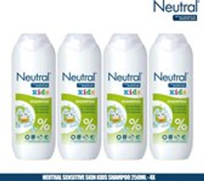 Neutral 0% Sensitive Skin Kids Shampoo 4 x 250ml