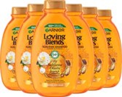 Garnier Loving Blends Shampoo Argan & Cameliaolie - 6 x 300 ml