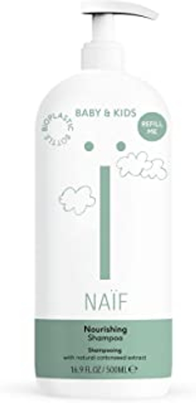 Naïf Voedende Shampoo voor Baby & Kids - 500 ml