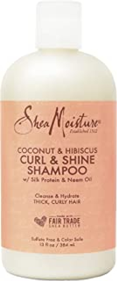 SHEA MOISTURE Coconut & Hibiscus Curl & Shine Shampoo - 384 ml