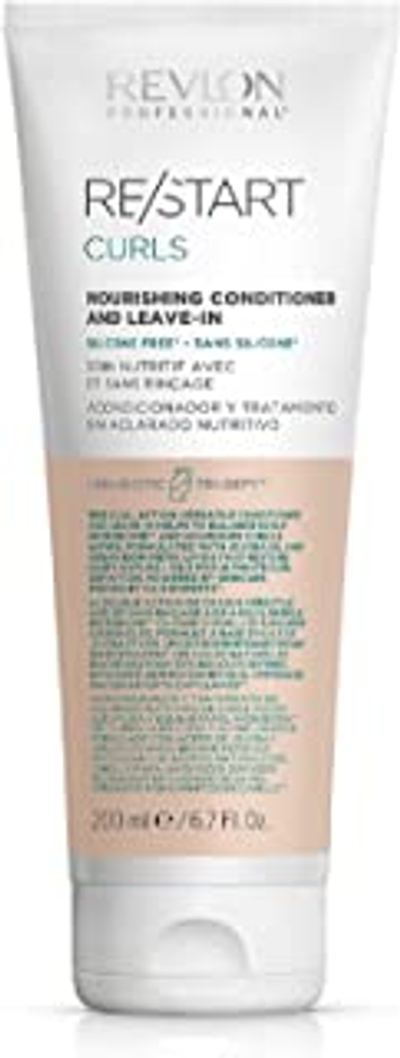 Revlon Professional RE/START NOURISHING Conditioner en LEAVE-IN, Leave-in conditioner voor krullend haar met jojoba-olie, definitie van krullen - 200 ml