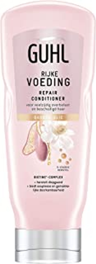 Guhl Rijke Voeding Repair-Conditioner Met Baobab-Olie - Voor Overbelast, Breekbaar en Beschadigd Haar - 200 Milliliter