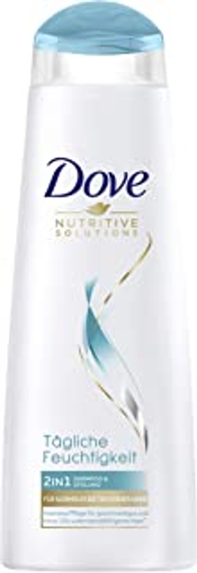 Dove haarverzorging shampoo 2-in-1 shampoo & spoeling voor dagelijks gebruik. 250 ml 6x Verpakking