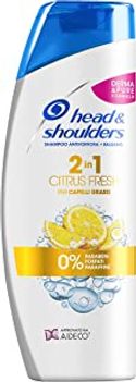 Head & Shoulders Citrus Fresh Shampoo en conditioner tegen roos voor vettig haar, 540 ml