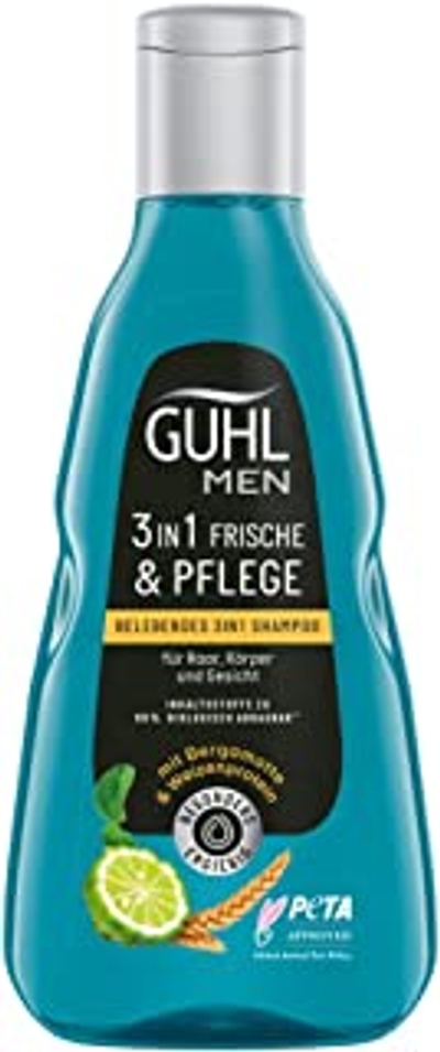 Guhl Men 3-in-1 Fresh & Care Shampoo -  250 ml