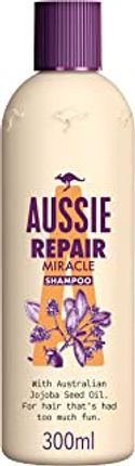 Aussie Repair Miracle Shampoo voor beschadigd haar, 300 ml, shampoo voor dames, met jojobazaadolie, met jojobazaadolie, haarverzorging voor droog haar, dierproefvrij