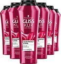 Schwarzkopf Gliss Kur Color Protect en Shine Shampoo, 6 x 250 ml