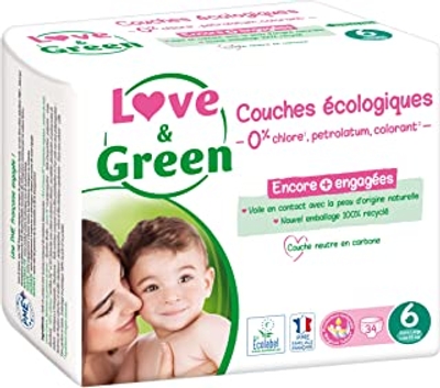 Love & Green  luiers maat 6 - 34 stuks
