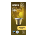 PLUS Espresso Dark - 10 Nespresso koffiecups