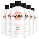 Syoss Keratin conditioner - 6 x 440 ml -voordeelverpakking