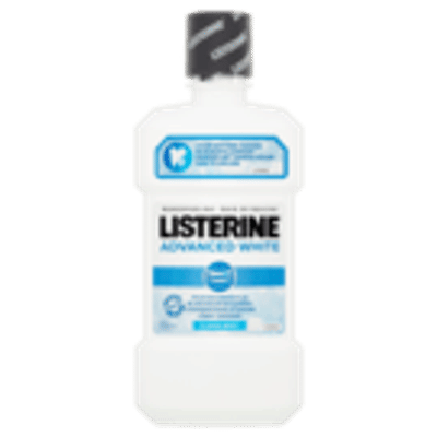 Listerine Mondwater advanced white fles 500 ml