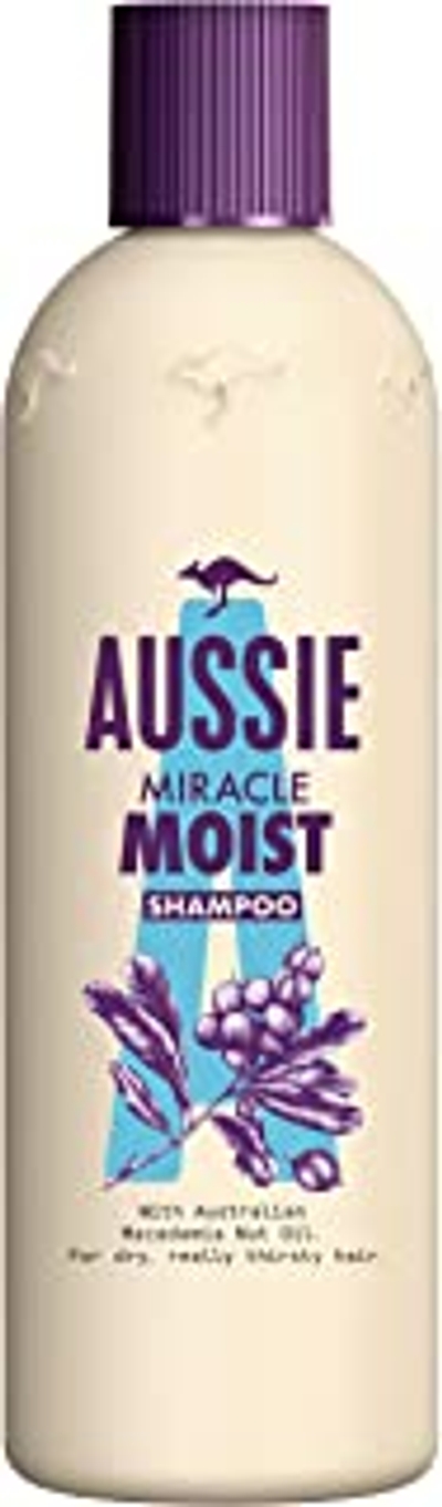 Aussie Miracle Hydration Shampoo voor droog en beschadigd haar, 300 ml