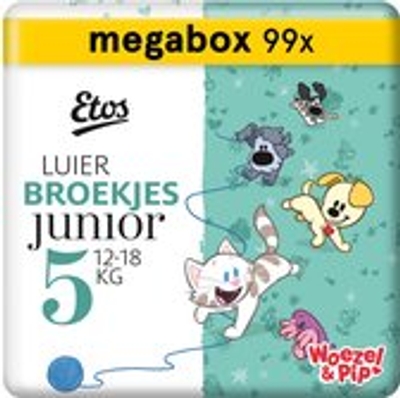 Etos Woezel & Pip  luierbroekjes maat 5 - 99 stuks