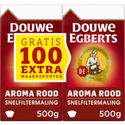 Douwe Egberts Aroma Rood - 2 x 500 gram filterkoffie
