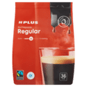PLUS Regular Roast Fairtrade - 36 koffiepads