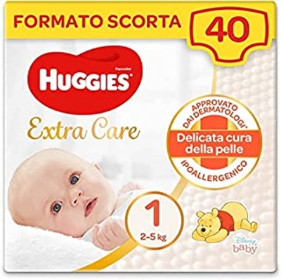 Huggies Extra Care  luiers maat 2 - 40 stuks