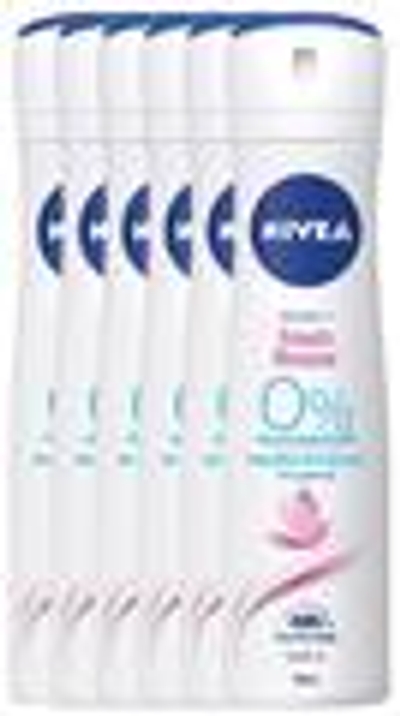 Nivea Fresh Flower Deodorant Spray - 6 x 150 ml