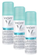 Vichy Deodorant Intense Transpiratie spray 48 uur anti-strepen - Multiverpakking 3x125 ml