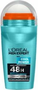 L'Oréal Paris Men Expert Cool Power deodorant roller - 6 x 50 ml - voordeelverpakking
