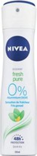 NIVEA Pure & Natural Jasmine deodorant spray - 6 x 150 ml - voordeelverpakking