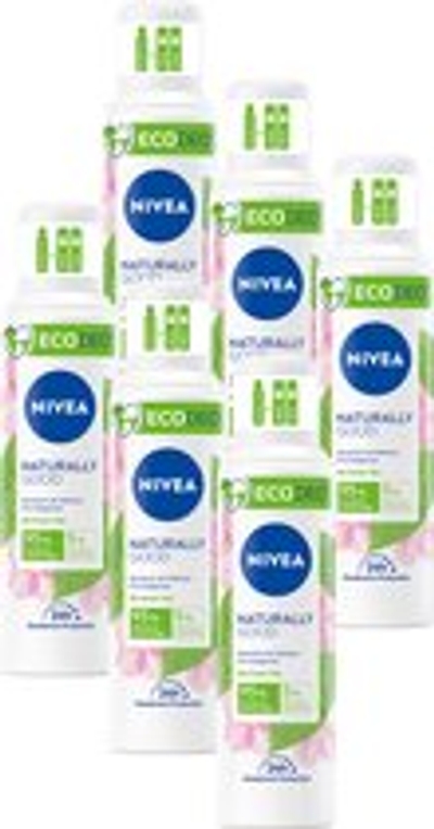 NIVEA Ecodeo Naturally Good Bio Green Tea Deodorant - 6 x 125ml