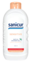 Sanicur Sensitive Bath & Showergel - 1000 ml