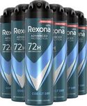 Rexona Men Cobalt Dry Anti-transpirant Deodorant Spray - 6 x 150 ml 