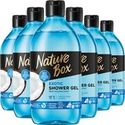 Nature Box Coconut Moisture &Freshness Shower Gel 6x 385 ml - Grootverpakking
