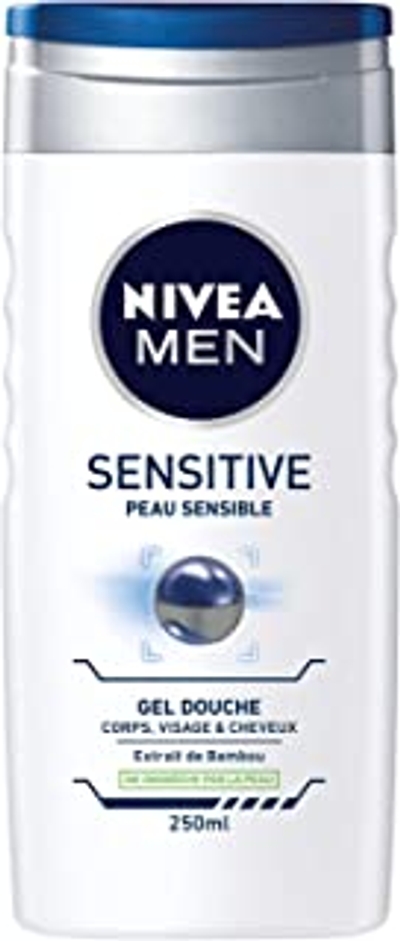 Nivea Men Sensitive 3-in-1 douchegel – de fles 250 ml