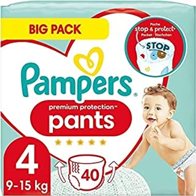 Pampers Premium Protection Pants  luierbroekjes maat 4 - 40 stuks
