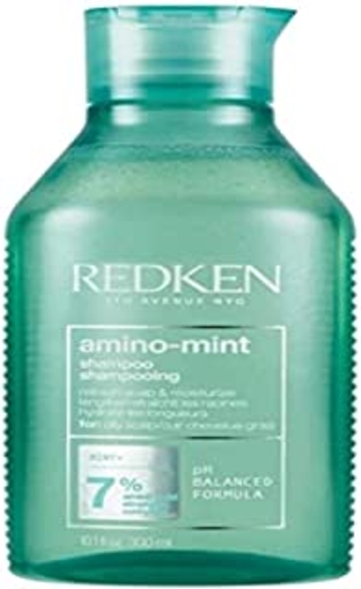 Redken Amino Mint Shampoo - Reinigt vette hoofdhuid en verlicht hoofdhuid irritatie - 300 ml