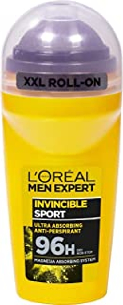 Loreal Men Expert Invincible Sport 96H Roll-On Deodorant, 50 ml