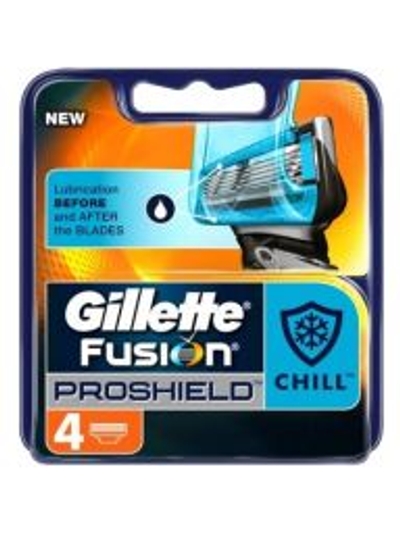 Gillette Fusion ProShield Chill scheermesjes - 4 stuks